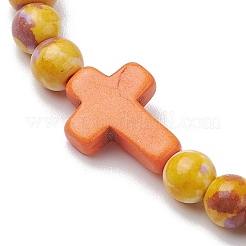 Stretch-Armbänder aus synthetischem Edelstein&nbsp;BJEW-JB11015-02