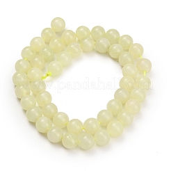 Naturali nuove perle di giada fili&nbsp;LS-GG-CBA792A-C01-8mm