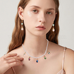 30 Stück facettierte Glasanhänger&nbsp;FIND-GA0002-69