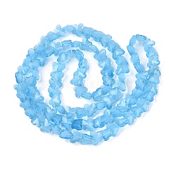 Chapelets de perles en verre opaques&nbsp;GLAA-N073-01F