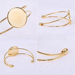 Création de bangle en laiton&nbsp;KK-PH0034-34