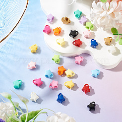 30 Stück 15 Farben Backfarbe undurchsichtige Acrylperlen&nbsp;ACRP-TA0001-05
