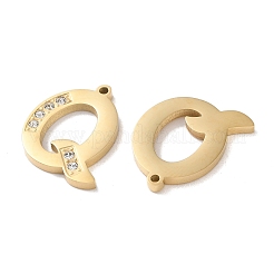 Pendentifs en acier inoxydable 304 plaqué or 14 carat véritable&nbsp;STAS-L022-157G-Q
