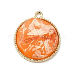 Pendentifs coquillage en résine&nbsp;RESI-D054-02LG-04