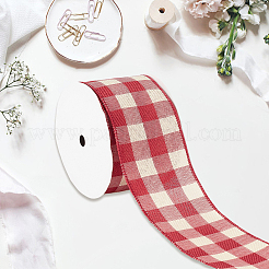 Ruban en polyester à motif quadrillé&nbsp;OCOR-GF0006-54