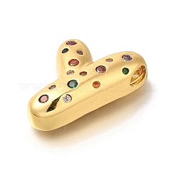 Pendentifs en laiton avec zircone cubique&nbsp;KK-M295-13G-Y