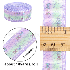 10 Yards bedrucktes Ripsband aus Polyester&nbsp;OCOR-GF0002-36B