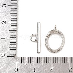 Ovale Knebelverschlüsse aus Messing&nbsp;KK-G548-35P