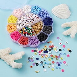 Kit di perline di argilla polimerica per la creazione di gioielli fai-da-te&nbsp;DIY-YW0004-77
