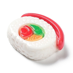 Undurchsichtige Decoden-Cabochons aus Harz&nbsp;RESI-G071-02D