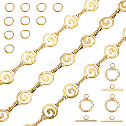 Kits de collares y pulseras de cadena para hacer uno mismo&nbsp;DIY-TA0015-95G