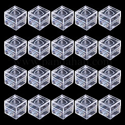 20 Stück transparente Ringlupenboxen aus Kunststoff&nbsp;CON-CA0001-030