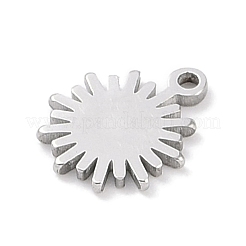 Breloques en acier inoxydable 304 anti-ternissement&nbsp;STAS-K286-01H-P