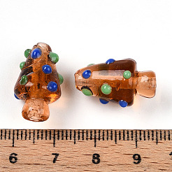 Perline irregolari fatte a mano in lampwork&nbsp;LAMP-T022-02A-07