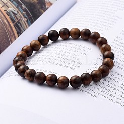 Unisex Naturholz Perlen Stretch Armbänder Sets&nbsp;X-BJEW-JB05463