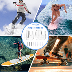 Aufbewahrungsgestell für Skateboards aus Acryl&nbsp;AJEW-WH0816-515B