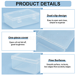 4 boîte de rangement de perles en plastique PP à double nœud&nbsp;CON-BC0007-32