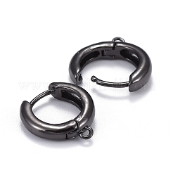 Orecchini a cerchio in ottone&nbsp;EJEW-K083-33B