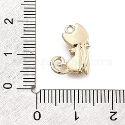 Ottone micro spianare pendenti zirconi&nbsp;KK-M306-06G-08