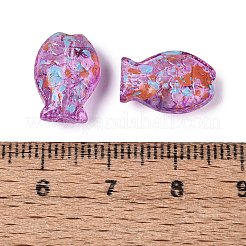Perle di vetro trasparenti picasso&nbsp;SEED-Q039-03A