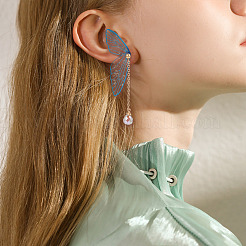 Kit de fabrication de boucles d'oreilles aile de papillon diy&nbsp;DIY-TA0003-73