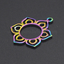 Pendentifs en acier inoxydable avec placage ionique (IP) 201&nbsp;STAS-R111-JA542