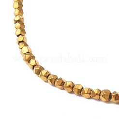 Electroplate non magnetici ematite Perle sintetiche fili&nbsp;G-F740-02A