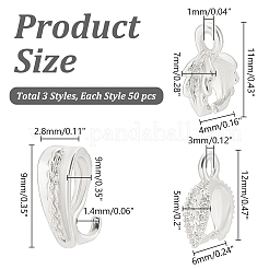 150 pz. 3 ganci per punteruolo da ghiaccio in ottone e lega&nbsp;FIND-AR0004-74S