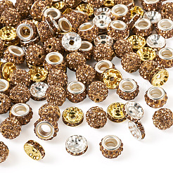 Handgemachte Polymer Clay Strass Pavé Disco Perlen&nbsp;RB-TA0001-20B