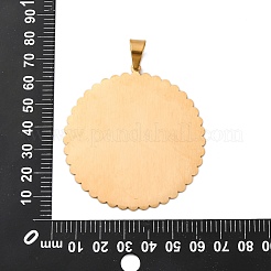 Grands pendentifs en acier inoxydable 304&nbsp;STAS-U043-07C-G