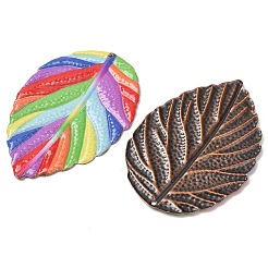 Pendentifs en fer imprimé aux couleurs de l'arc-en-ciel&nbsp;RN-CBA3547-02F