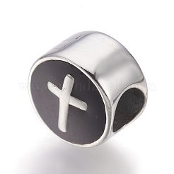 Perles européennes en acier inoxydable 304&nbsp;X-STAS-E454-46AS