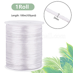Cordino in raso di poliestere a coda di topo&nbsp;DIY-WH0569-34B