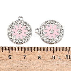 Acier inoxydable 304 avec pendentifs en émail et strass&nbsp;STAS-Z166-12P