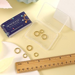 8 Stück 2 Stile Messing Twister Verschlüsse&nbsp;KK-SC0003-44