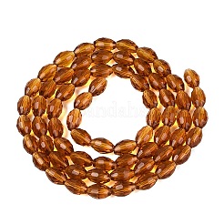 Chapelets de perles en verre transparente  &nbsp;LS-GLAA-N071-01A-A09