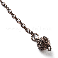 Pendolo da rabdomanzia in ottone pendenti a cono a punta grande&nbsp;KK-H491-02