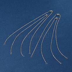 4 Stück 304 Edelstahl-Kabelkette zur Herstellung von Halsketten&nbsp;STAS-FS0001-81P