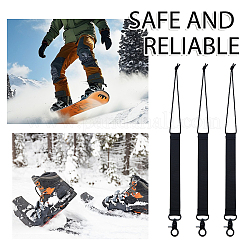 6 Stück Nylonimitat mit Skiboardgurt aus Legierung&nbsp;AJEW-HS0001-36