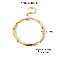 Bracelets à maillons en acier inoxydable 304 pour unisexe&nbsp;ED1203-3