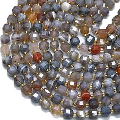 Natur Botswana Achat Perlen Stränge&nbsp;G-K389-A66-01