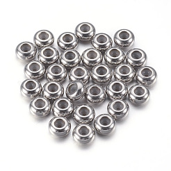 Perline in acciaio inossidabile 304&nbsp;X-STAS-P194-01-8x4mm