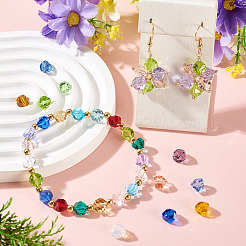 10 perle en verre imitation cristal autrichien&nbsp;GLAA-TADJ0001-11