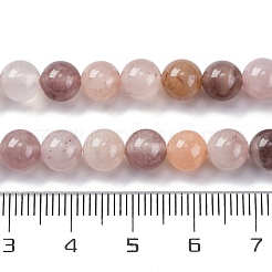 Stränge aus natürlichen violetten Erdbeerquarzperlen&nbsp;G-P530-B02-02