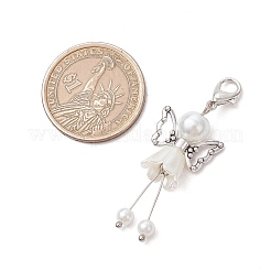 7 pieza de 7 estilos de decoraciones colgantes de perlas de vidrio perlado&nbsp;GL-CJC078