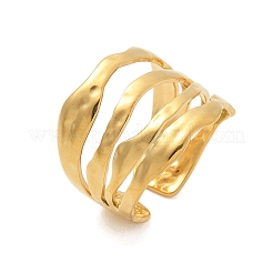 Anelli polsino aperti multistrato in acciaio inossidabile 304 per donna&nbsp;LS-RJEW-Z077-01G-05