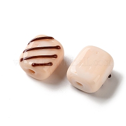 Perles vernissées manuelles&nbsp;LA-CBA2CF4-01F
