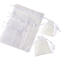5 Geschenktüten aus Organza mit Kordelzug&nbsp;OP-LS0001-01B