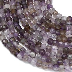 Natürlichen Amethyst Perlen Stränge&nbsp;G-C262-C08-3mm