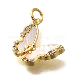 Colgante micropavé cubic zirconia de latón&nbsp;KK-U055-18G
